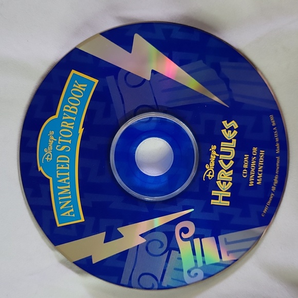 Disneys Animated Storybook Hercules 1997 mac pc game good used condition - Picture 4 of 9